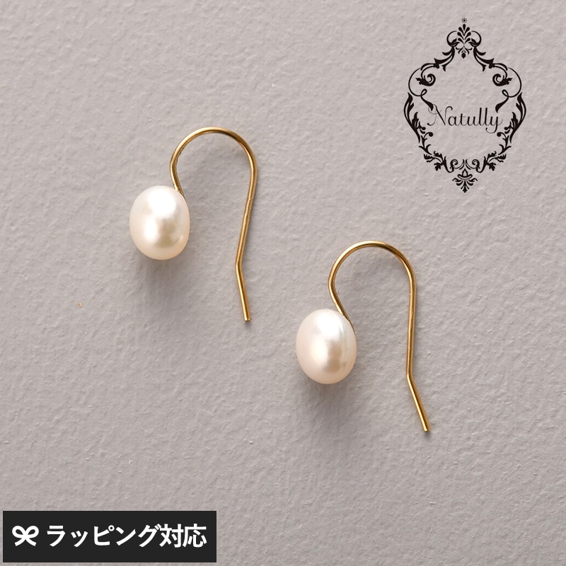 Natully ナチュリー Hook ピアス NR-04888 アクセサリーピアス/レディース/おしゃれ/パール/淡水パール/上品/大人かわいい/普段使い/ギフト プレゼント/