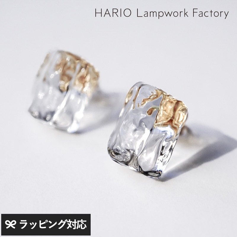 HARIO Lampwork Factory ハリオランプワークファクトリー  ピアス グレイシア アクセサリージュエリー/ピアス/レディース/ガラス/おしゃれ/日本製/上品/シンプル/ギフト プレゼント/
