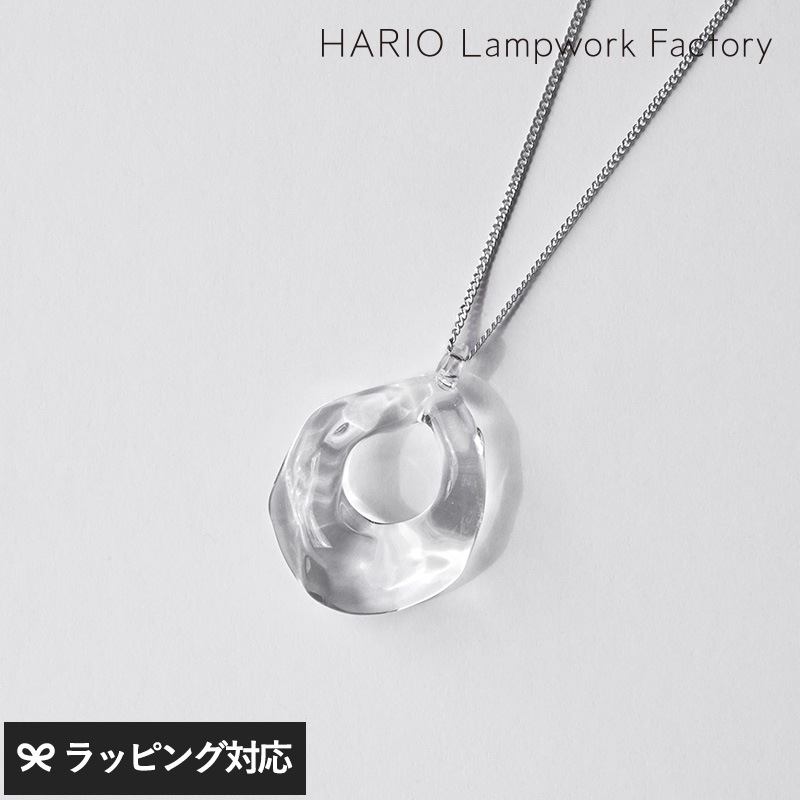 HARIO Lampwork Factory ハリオランプワークファクトリー  ネックレス アイスドロップ アクセサリージュエリー/ネックレス/レディース/ガラス/おしゃれ/日本製/上品/シンプル/ギフト プレゼント/