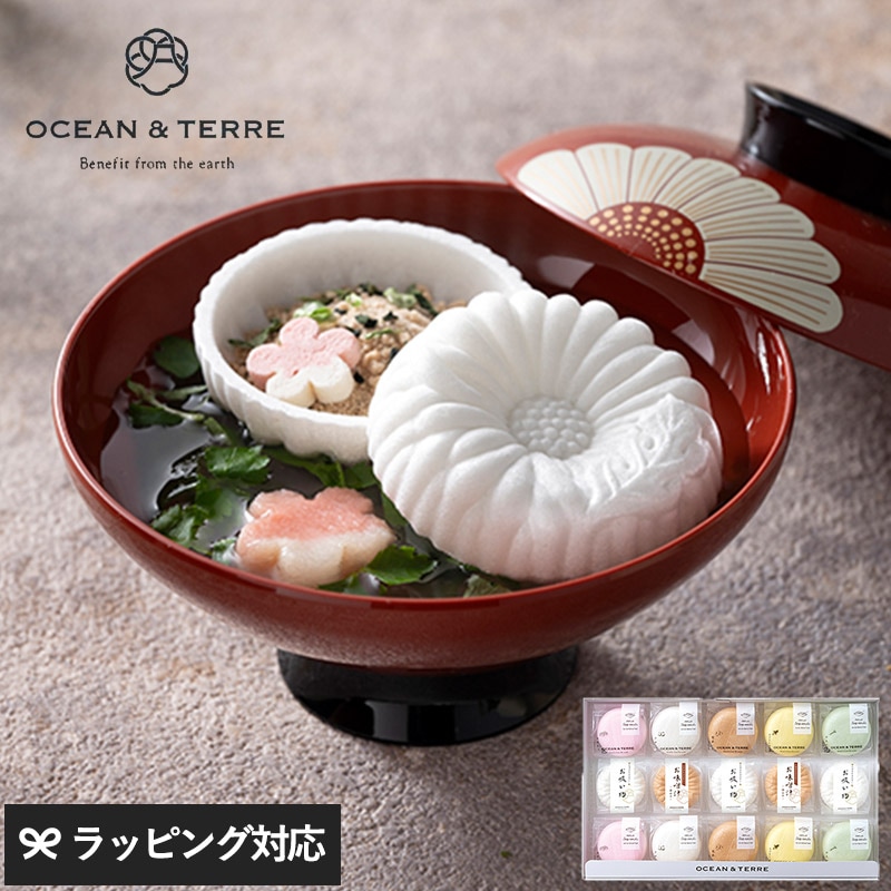 OCEAN ＆ TERRE 最中詰め合わせセットD NR-05152 スープ 野菜スープお吸い物 味噌汁/ギフト ギフトセット/贈り物/おしゃれ/高級/最中 もなか/詰め合わせ/甘いもの以外/内祝い 引き出物 お礼 お返し/
