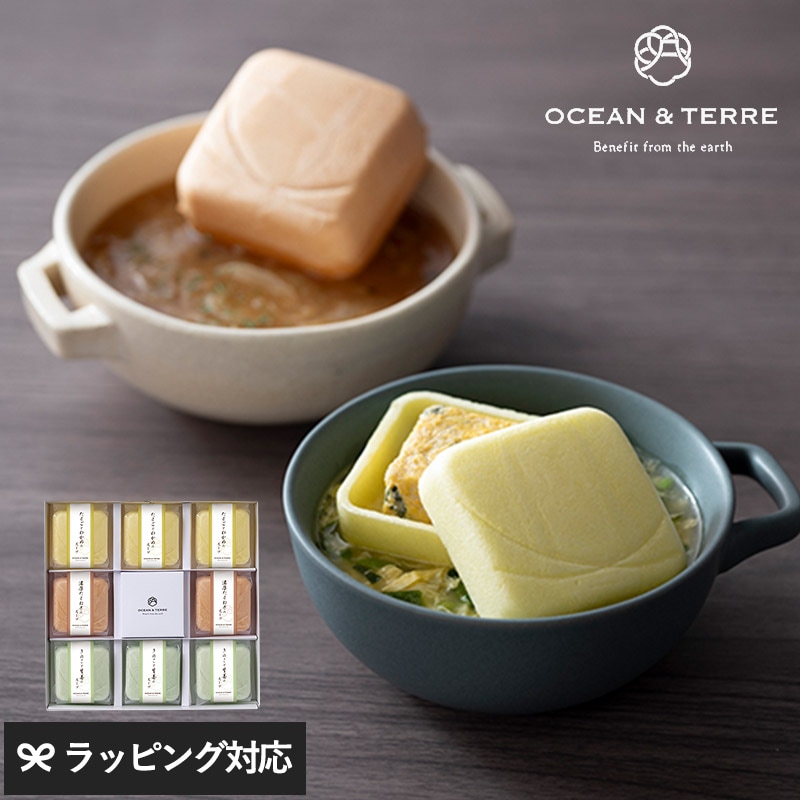 OCEAN ＆ TERRE フリーズドライスープ最中セットB NR-05159 スープフリーズドライ/ギフト ギフトセット/贈り物/おしゃれ/高級/最中 もなか/詰め合わせ/甘いもの以外/内祝い 引き出物 お礼 お返し/