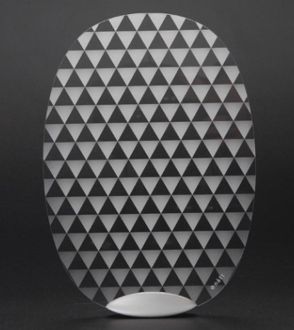 naft デスクトップうちわ solano(ソラノ）ホワイト鱗　solano-white-uroko