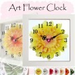 美しいお花の掛け時計♪ アートフラワークロック ガーベラ イエロー GERBERA Yellow STARLINE スターライン STW-1189 YE 【代引不可】|時計|インテリア