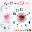 美しいお花の掛け時計♪ アートフラワークロック ガーベラ ピンク GERBERA Pink STARLINE スターライン SW-1191 PK 【代引不可】