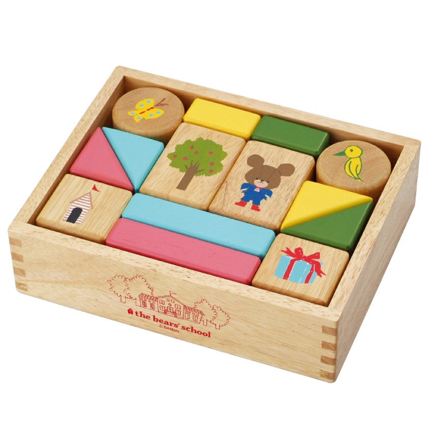 ニチガン くまのがっこう 知育玩具　だいすきおとつみき　KG1