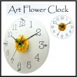 お花がアクセントの壁掛け時計！ アートフラワークロック ラナンキュラス イエロー STARLINE スターライン SW-1192YE 【代引不可】|時計|インテリア