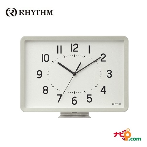 リズム時計 A Series A4サイズ 掛置兼用 電波時計8MG815SR03 RHYTHM