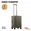 ネオキーパー NEO KEEPR A35F-O アルミスーツケース 軽量丈夫 アルミ製 ビジネスタイプ オリーブ 35L 100席以上機内持込可 TSAロック 【代引不可】|キャリーケース|バッグ
