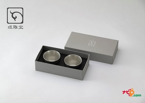 ナガエ 銀雅堂 静波 錫製  ロックグラス 2ケセット ging-132-SOJ 酒器 ビアグラス グラス ビール 焼酎 おちょこ プレゼント ペア