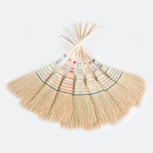 高倉工芸 小箒 80cm 縮れ★★ オーガニック箒 南部箒  【代引不可】