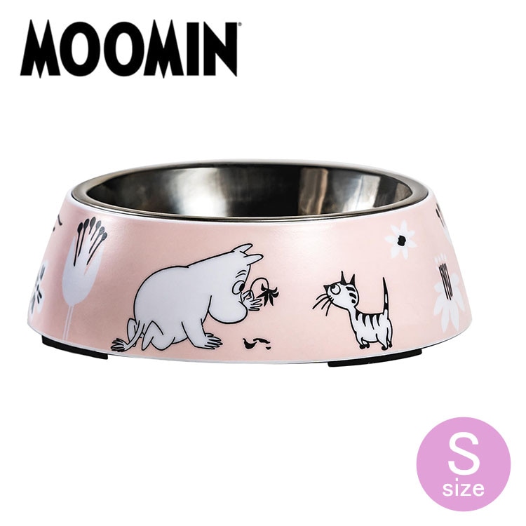 MOOMIN ペットフードボウル S ピンク MRA150008 