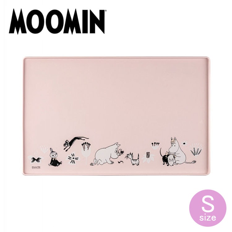 MOOMIN ペット用シリコーンマット M ピンク MRA150011 