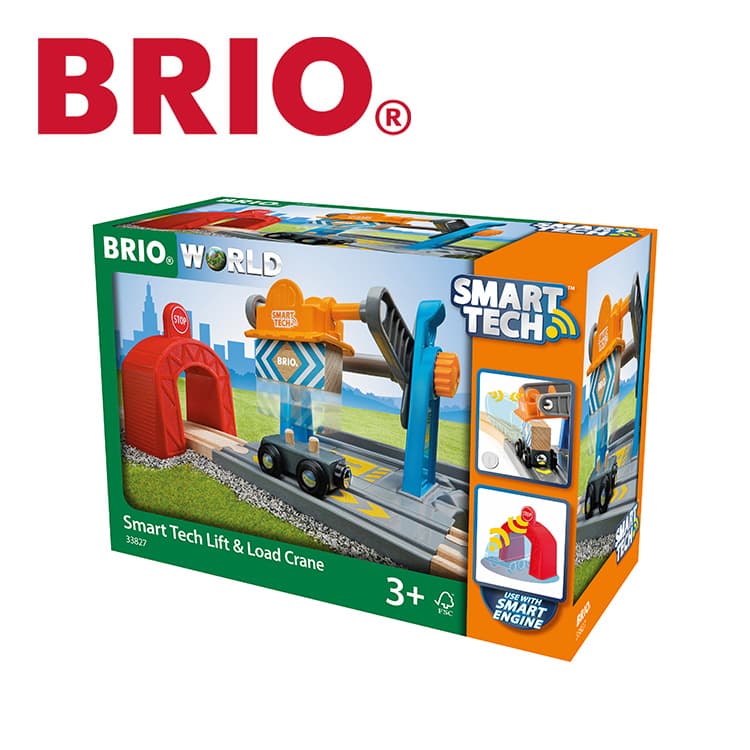 BRIO 新品　車　おもちゃ BRIO ブリオ スマートテック リフト & ロードクレーン 33827 | すべて