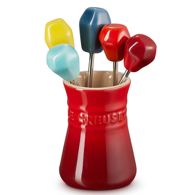 ル・クルーゼ フード・ピック・セット レインボー