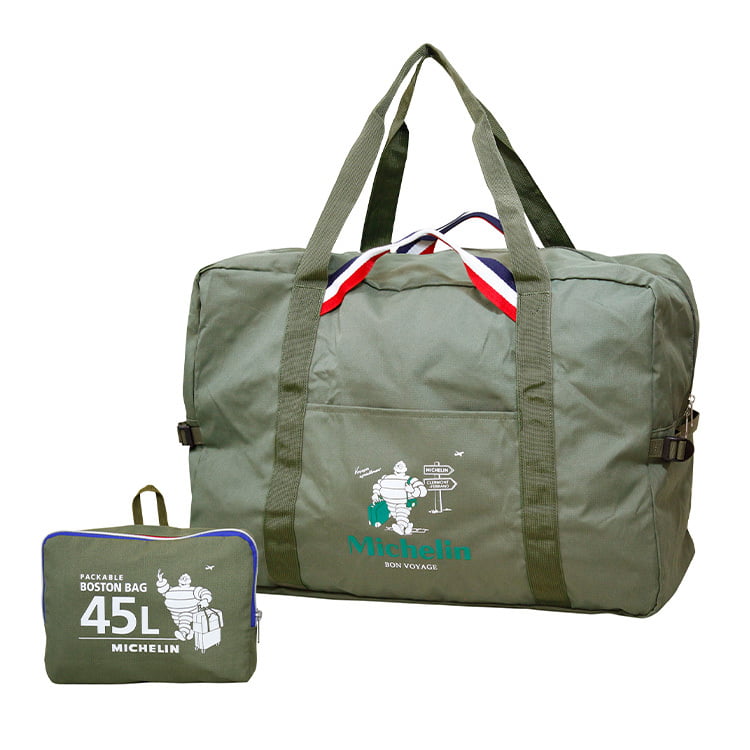 パッカブル ボストンバッグ 45L オリーブ 233852