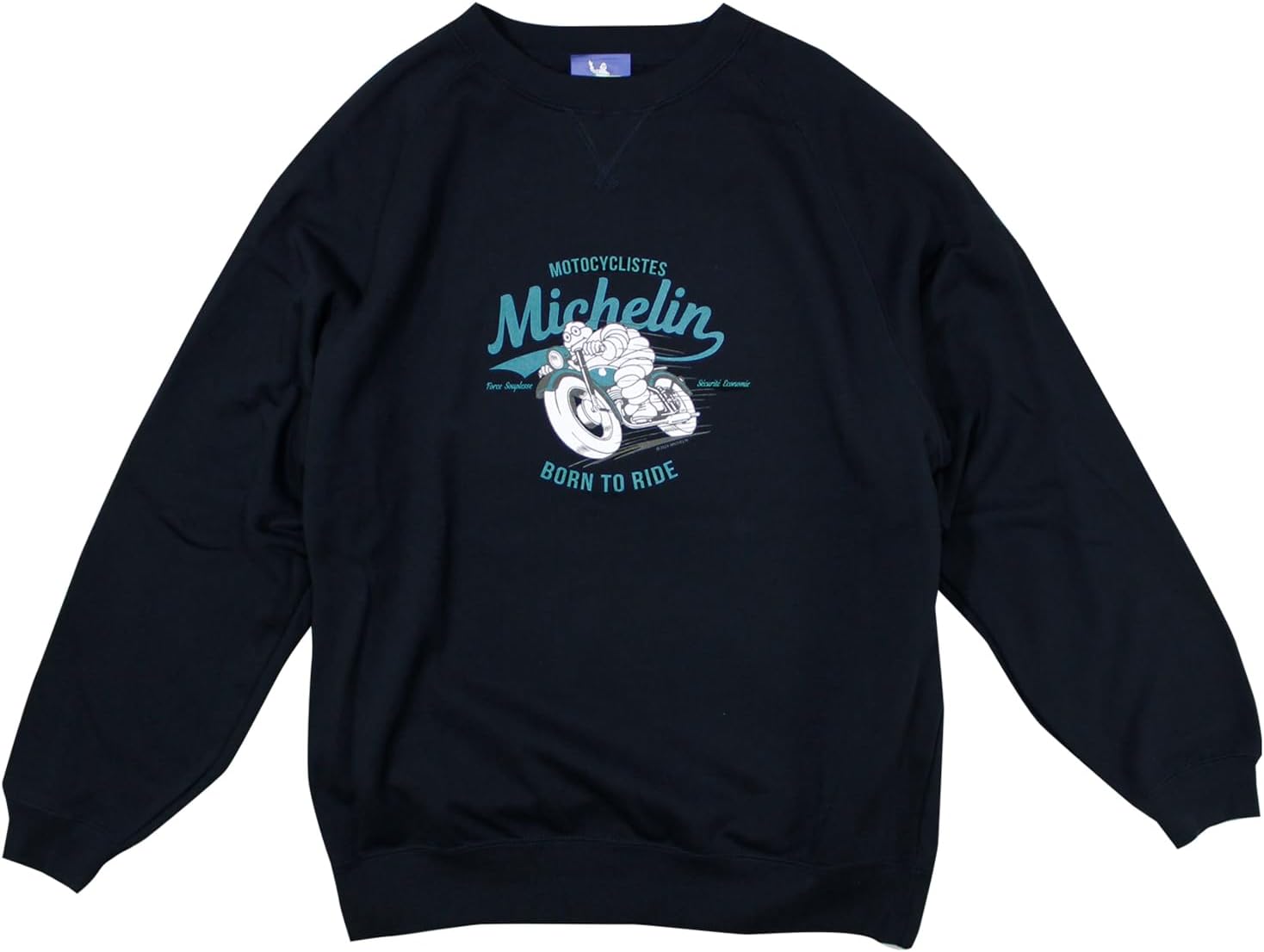 ミシュラン クルーネック スウェット 長袖 Mサイズ ネイビー