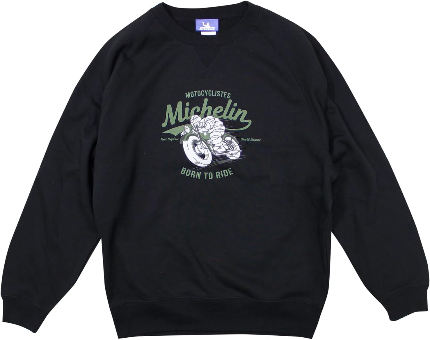 ミシュラン クルーネック スウェット 長袖 Mサイズ ブラック