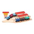 ポポンデッタ mokuTRAIN 貨物列車と3線ホームセット MOK-515
