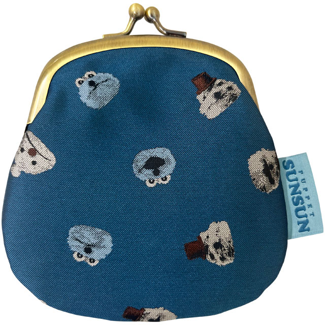 ワタナベ　パペットスンスン ジャガードがま口財布 PS-9308