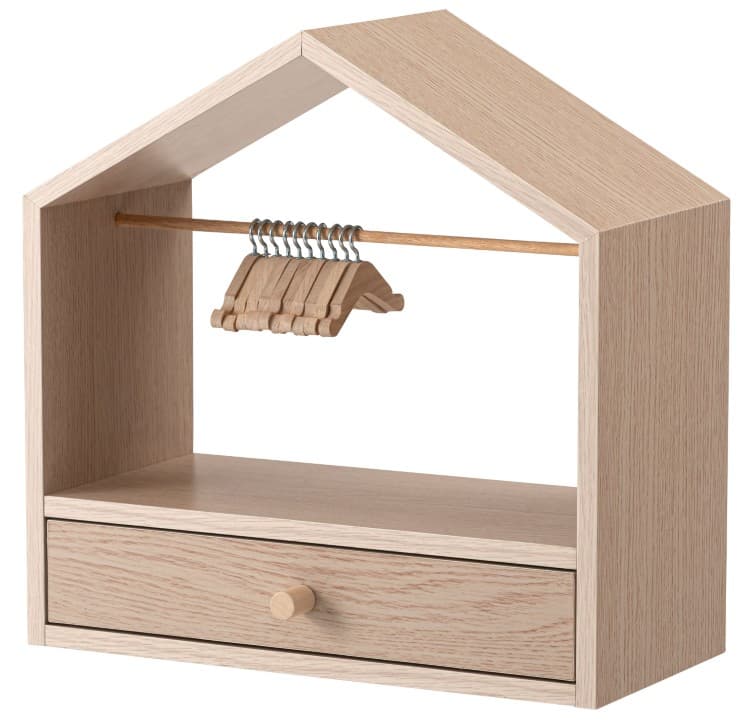 東谷 マミレコ ぬい服ハンガーラック ハウス MMC-003