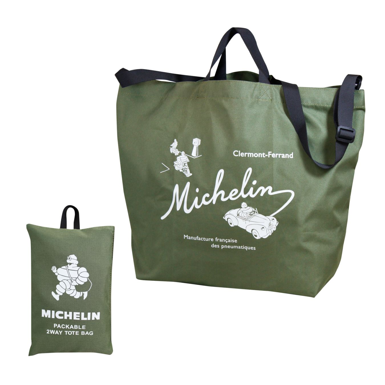 ミシュラン パッカブル 2way トート オリーブ 233753