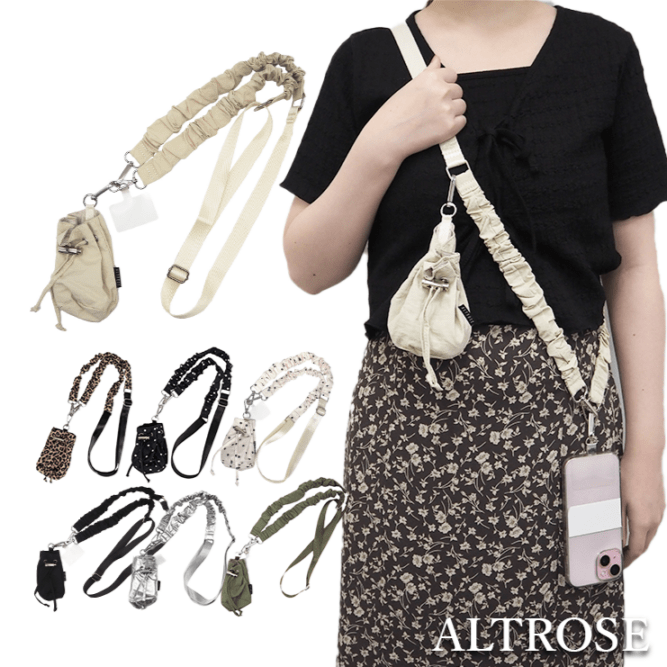 ALTROSE 巾着付き くしゅくしゅストラップ