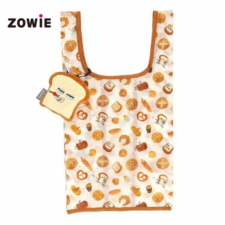ZOWIE パンどろぼう ポーチ付きエコバッグ