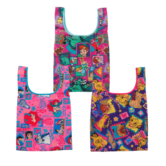 スモールプラネット ディズニー ノスタルジカ 総柄 マルシェショッピングバッグ