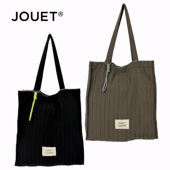 JOUET 太プリーツスクエアトート J7672