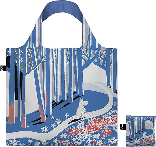 LOQI ローキー エコバッグ MOOMIN Blue Forest MO.BF