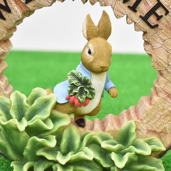 ピーターラビット サークルウェルカムスタンドA ガーデニング 置物 雑貨 オーナメント ウェルカム ボード インテリア 8540484