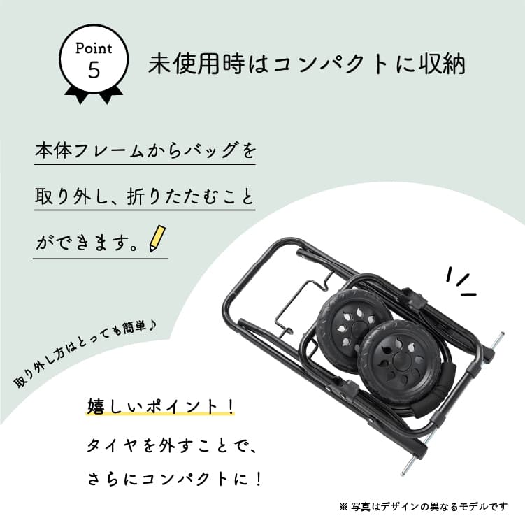 cocoro ココロ ショッピングカート アデリーヌ トートカート ネイビー 484838