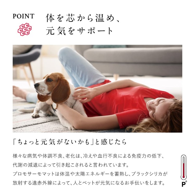 クレアーレ　PROMO THERMO MAT for Pets　S/M/L/Fサイズ　PTM-BP01SG