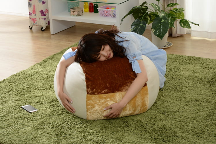 「人をダメにする食パン」ビーズクッション Lサイズ 10287-001