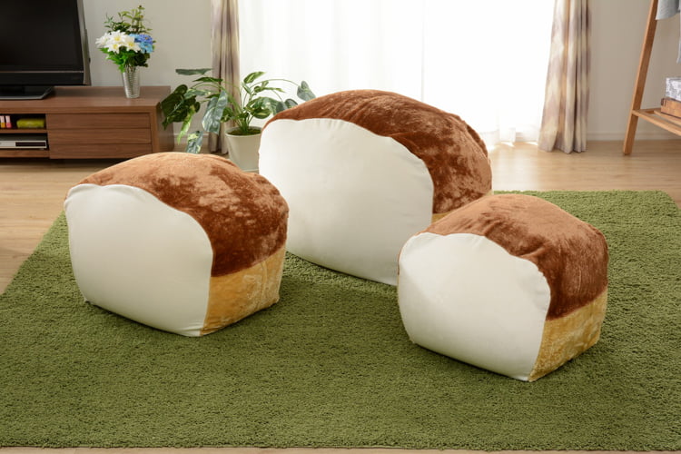 「人をダメにする食パン」ビーズクッション Lサイズ 10287-001