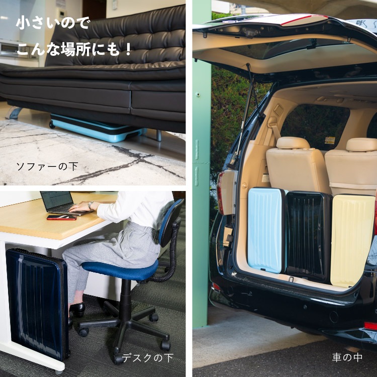 A.L.I アジアラゲージ 折りたたみスーツケース 機内持込み可能サイズ Locobox LC-5725-18 40L  