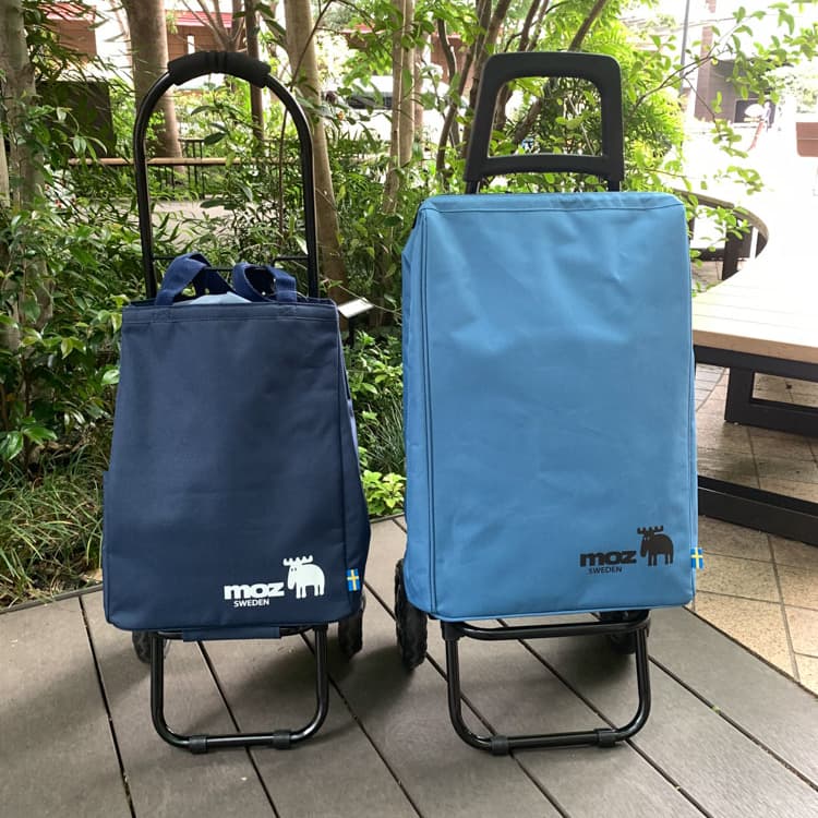 moz ショッピングキャリー トート型 ネイビー  546600