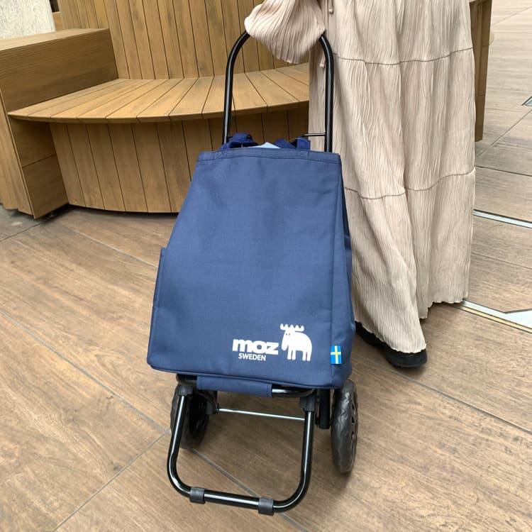 moz ショッピングキャリー トート型 ネイビー  546600