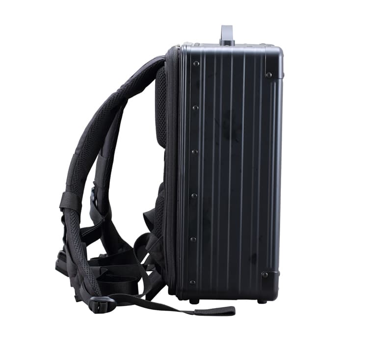 ネオキーパー NEO KEEPR AFB15 アルミスーツケース フロントオープンコーデュラナイロン ビジネスリュック  15L【代引不可】 AFB15