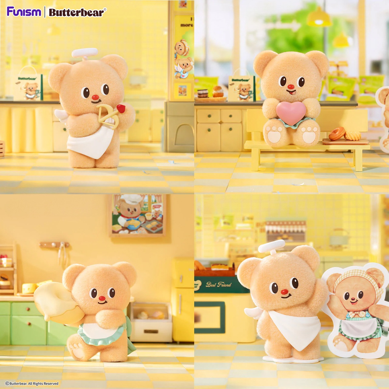 Butterbear バターベア ハッピーデイ シリーズ ブラインドボックス 8個入りBOX