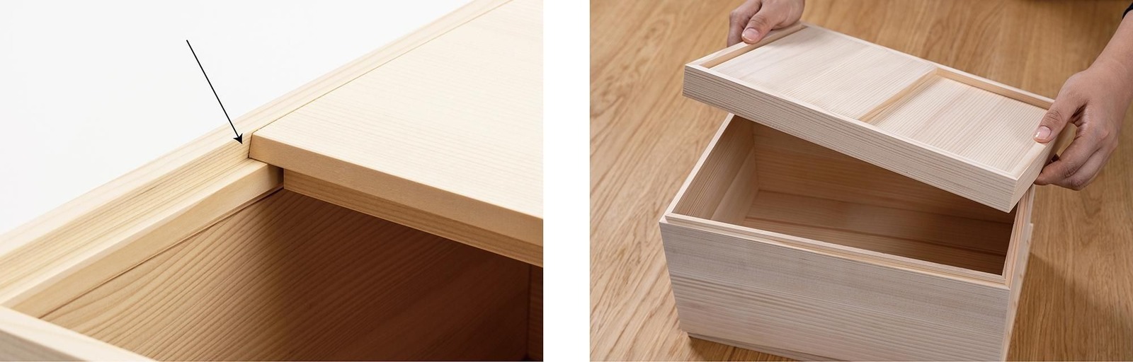 樅100 momi100 最後の１粒まで取り出しやすい米びつ 5kg用