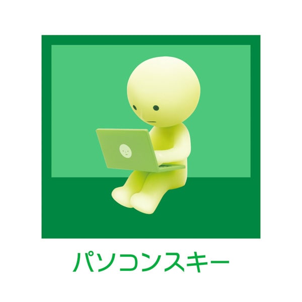 3種コンプ スミスキー ボビングヘッド フィギュア セット 蓄光