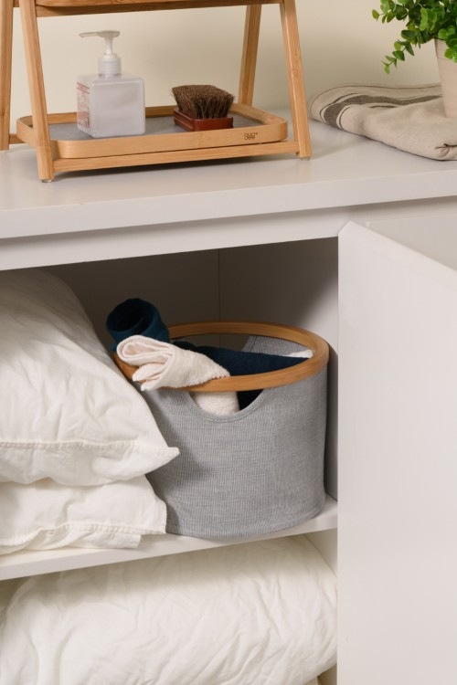 GUDEE グディ FRASA 収納バスケット ラウンド ブルー