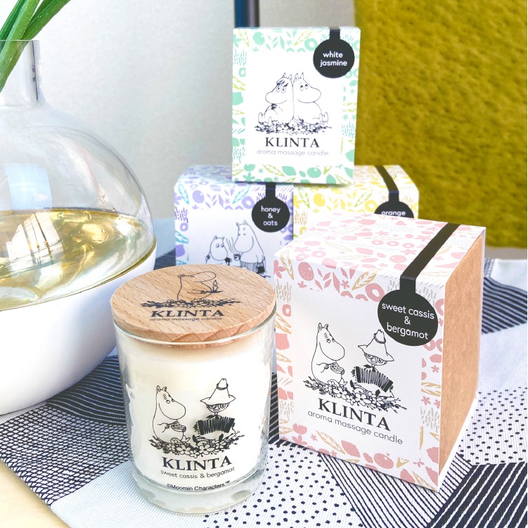 ムーミン マッサージキャンドル 40h クリンタ MOOMIN KLINTA