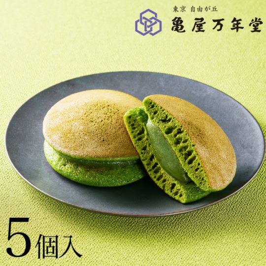 抹茶どら焼 5個入【期間限定販売】