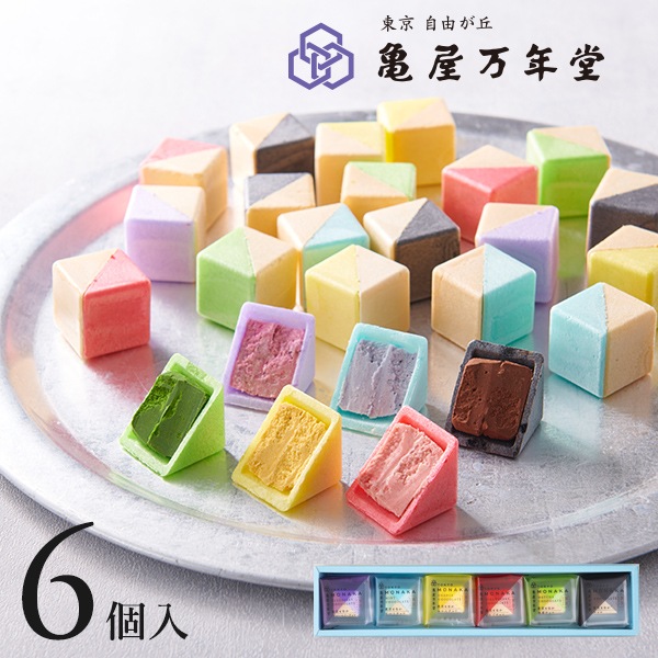 【常温便】東京もなか 6個入【亀屋万年堂の代表菓子】