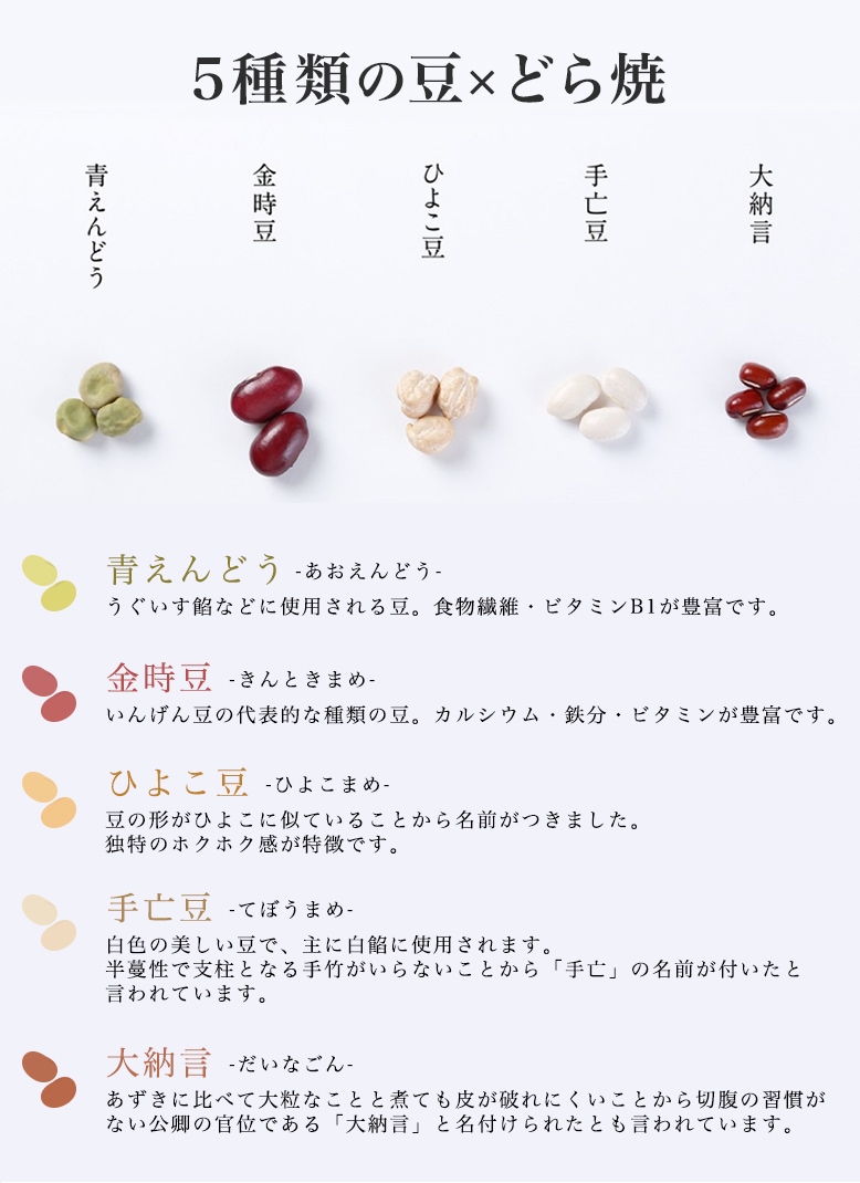 どら焼き詰合せ 5個入【期間限定販売】