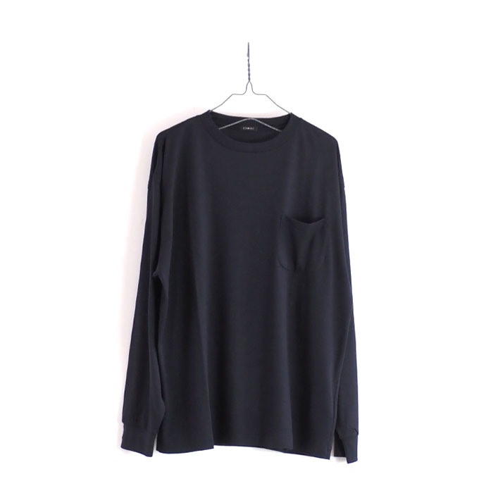 COMOLI(コモリ) 新座店 COMOLI サマーウール長袖クルー NAVY,3 Tシャツ/カットソー(七分/長袖)
