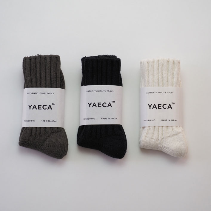 Yaeca ヤエカ Cotton Silk ソックス Unisex Navyblue ネイビーブルー メンズ レディース公式通販 正規取扱店