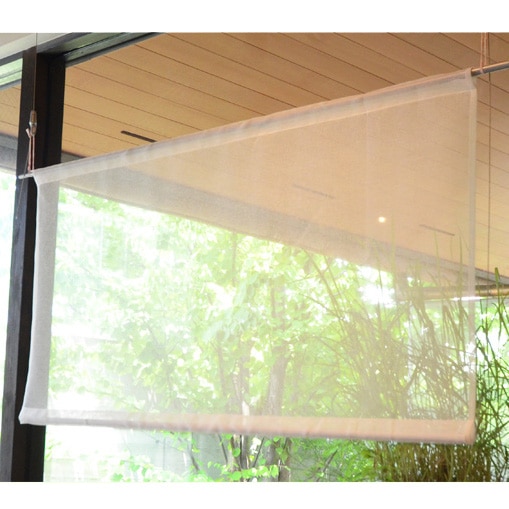 蚊帳のブラインド(室内用) 幅120cm×丈60cm